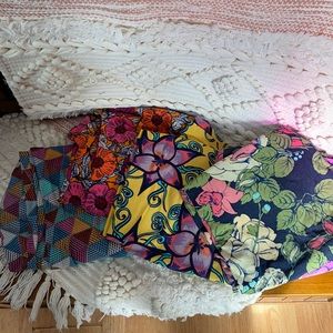LuLaRoe TC2 leggings, 4 pairs